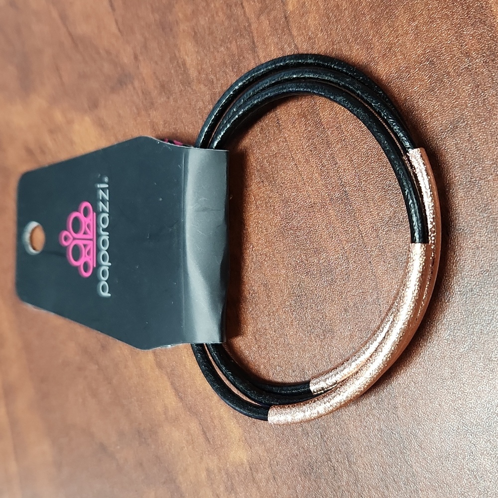 Paparazzi Black & Copper Magnetic Bracelet